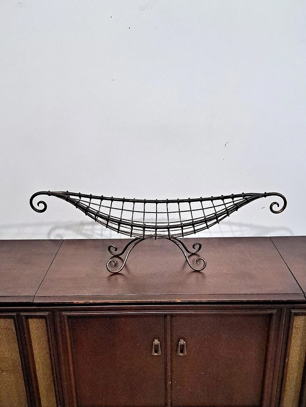 Black Metal Wire Decorative Basket